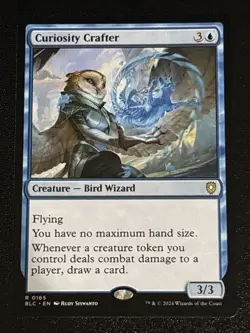 MTG Commander: Bloomburrow Curiosity Crafter 0165 NM Rare - Image 1