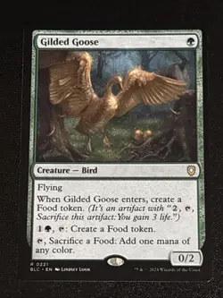 MTG Commander: Bloomburrow Gilded Goose 0221 NM Rare - Image 1