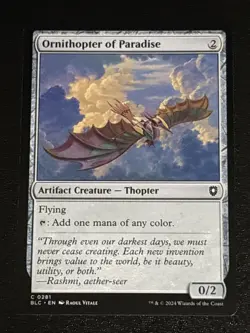 MTG Commander: Bloomburrow Ornithopter of Paradise 0281 NM - Image 1