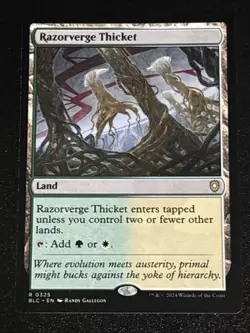 MTG Commander: Bloomburrow Razorverge Thicket 0325 NM Rare - Image 1