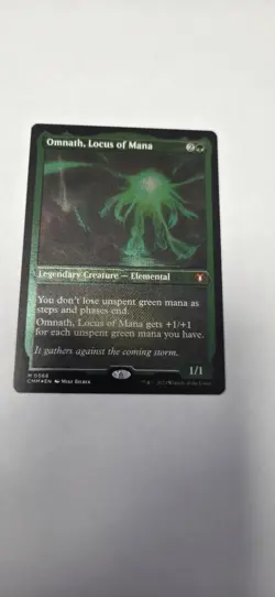 MTG Omnath, Locus of Mana - Foil Etched, NM-Mint, English Commander Masters - Image 1