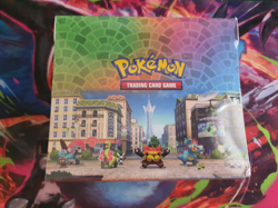 Pokemon TCG Lumiose City Mini Tin Display Case x10 Mini Tins Sealed New - Image 1