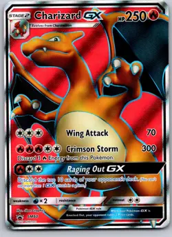 CHARIZARD GX - SM60 SMP SUN & MOON PROMO POKEMON CARD TCG LP HOLO - Image 2