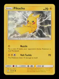 *ERROR* PRINTER HICKEY (BACK) PIKACHU COMMON 66/236 LP POKEMON - Image 1