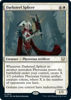 Darksteel Splicer - Near Mint MTG Commander: March of the Machine - Image 1