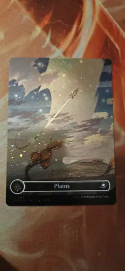 MTG - Plains 0367 (Borderless Galaxy Foil) - Edge of Eternities NM/M Condition - Image 1