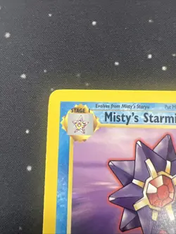 Misty’s Starmie 56/132 1st Edition Gym Heroes Uncommon WOTC Pokemon Card 3 - Image 2