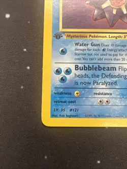 Misty’s Starmie 56/132 1st Edition Gym Heroes Uncommon WOTC Pokemon Card 3 - Image 5