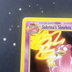 Sabrina's Slowbro 60/132 Pokemon TCG Gym Heroes 1st Edition NM Vintage 2000 3 - Image 2