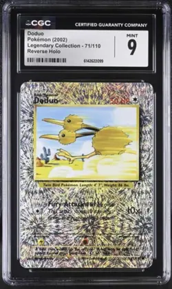 Pokemon Doduo Legendary Coll. Reverse Holo #71 CGC 9 Mint - Image 1