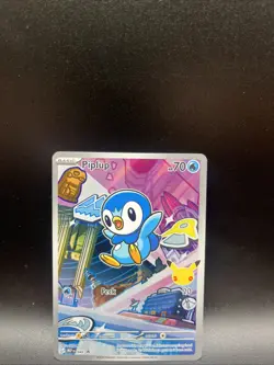 Pokemon Black Star Promo Piplup 042 NM - Image 1