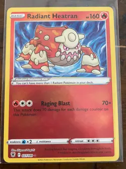 Pokemon TCG Radiant Heatran Sword & Shield - Astral Radiance 027/189 Holo M/NM - Image 1
