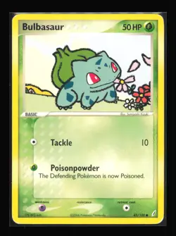 Bulbasaur 45/100 Crystal Guardians Common Pokemon TCG LP - Image 1