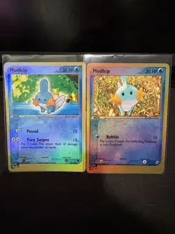 Pokemon Reverse Holo Mudkip - EX Ruby and Sapphire – 59/109 & 60/109 – NM/LP+ - Image 1