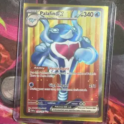 Pokemon TCG Palafin ex 193/167 Ultra Rare Full Art SV06: Twilight Masquerade NM - Image 2