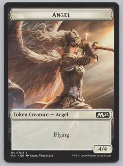 MTG (10) Angel Token - Core Set 2021 (M21) 1/18 -o78 - Image 2
