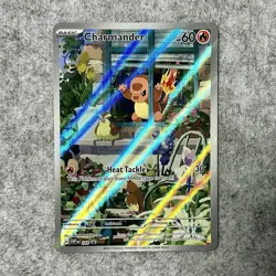 Pokemon TCG - Charmander 044 Full Art Holo Scarlet & Violet Black Star Promo NM - Image 1