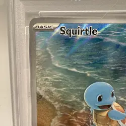 Pokemon Squirtle 151 MEW EN Illustration Rare #170 PSA 10 Gem Mint - Image 3