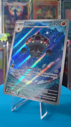 POKEMON CLAYDOL 092/086 ME04: CHAOS RISING HOLO NM - Image 1