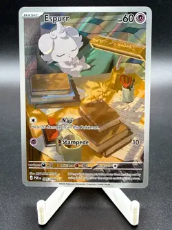Espurr Perfect Order Pokemon Illustration Rare Holofoil 095/088 - Image 1