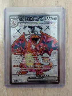 Pokemon TCG Sv03: Obsidian Flames Charizard EX Ultra Rare Holo English 215/197 - Image 1