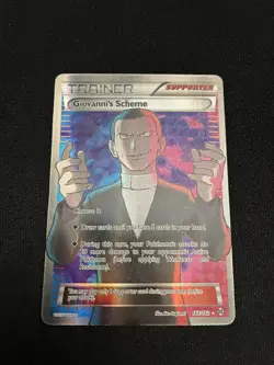 Giovanni's Scheme (BREAKthrough 162/162 Full Art) - LP - Pokemon TCG - Image 1