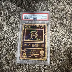 2000 POKEMON GAME PROMO POKEMON 2000 MOVIE ANCIENT MEW PSA 10 - Image 1