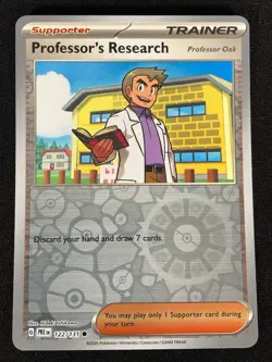 Pokemon Professor's Research 122/131 Reverse Holo (NM) - Image 1