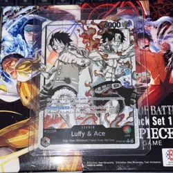 ST30-001 Luffy & Ace Alt Art Leader (Parallel) English One Piece TCG - Image 1