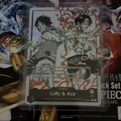ST30-001 Luffy & Ace Alt Art Leader (Parallel) English One Piece TCG - Image 2