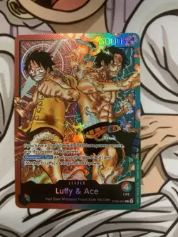 Luffy & Ace ST30-001 Leader Starter Deck EX Luffy & Ace One Piece English NM - Image 1