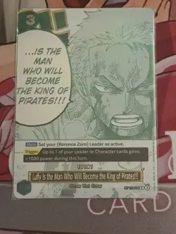 One Piece TCG OP12-039 3rd Year Luffy Is The Man Who Will Become Pirate King SR - Image 2