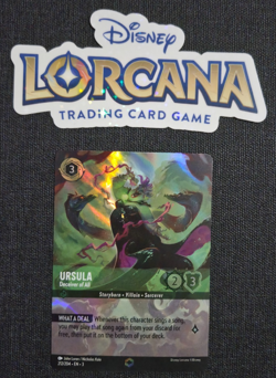 Disney Lorcana Into the Inklands Enchanted Ursula Deceiver of All EN NM Rare - Image 1