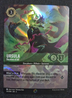 Disney Lorcana Into the Inklands Enchanted Ursula Deceiver of All EN NM Rare - Image 2