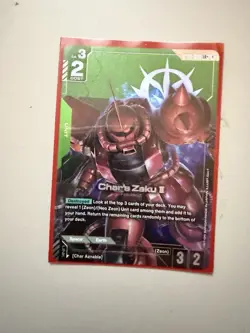 Char's Zaku II LR+ ST03-006 (NM) | Gundam Card Game - Image 1