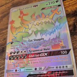 Pokemon Card - Guzzlord GX Crimson Invasion 116/111 Rare Rainbow 2017 - Image 2