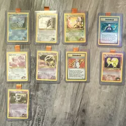 Nintendo Pokemon TCG Gym Challenge Holo 8-Card Lot Giovanni Gyarados Persian - Image 1