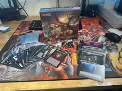 MTG -Archenemy Nicol Bolas Sealed + Duskmourn Archenemy Cards + Planechase Lot - Image 1