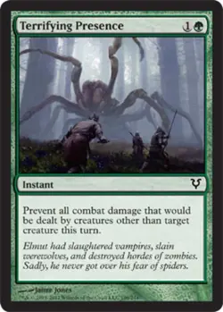 Terrifying Presence - Medium Play MTG Avacyn Restored - Image 1