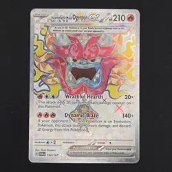 Pokemon TCG Card Hearthflame Mask Ogerpon ex 192/167 Twilight Masquerade - NM - Image 1