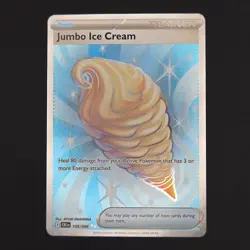 Pokemon TCG Card Jumbo Ice Cream 109/086 Chaos Rising Ultra Rare - NM - Image 1