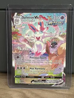 Sylveon Vmax Rapid Strike Pokemon Card Brand New - Image 1