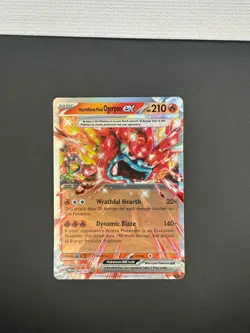 040/167 Heartflame Mask Ogerpon EX Double Rare Twilight Masquerade Pokemon Card - Image 1