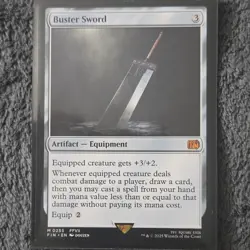 MTG Buster Sword 0255 Regular Mythic Artifact Equipment - FFVII English 2025 - Image 1