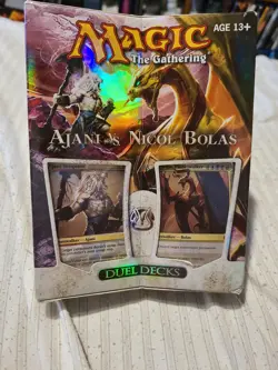 MTG Magic Duel Deck Ajani vs Nicol Bolas New Sealed w Foil Planeswalkers SeePics - Image 1
