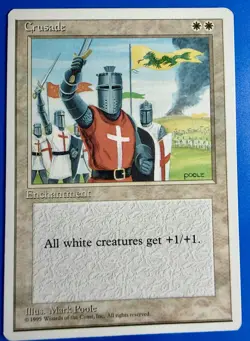 1 BANNED MTG Magic The Gathering Crusades | Fourth Edition 4ED | NM - Image 1