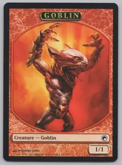 MTG (10) Goblin Token - Scars of Mirrodin (SOM) 3/9 -o77 - Image 2