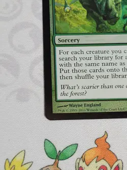 C3309 MAGIC MTG M11 CORE SET 2011 DOUBLING CHANT #170 MP RARE FOIL - Image 4