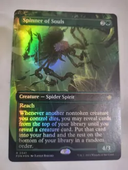 MTG SPINNER OF SOULS FOIL FULL ART 341 EX-MINT FREE SHIP!!! - Image 1