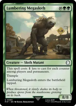 Lumbering Megasloth [PIP - 80]Universes Beyond: Fallout - Image 1